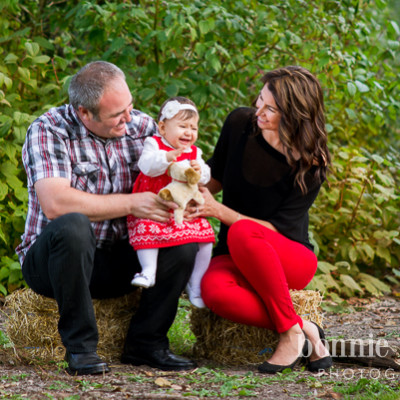 Fall Family Session - A Cute Family of Three